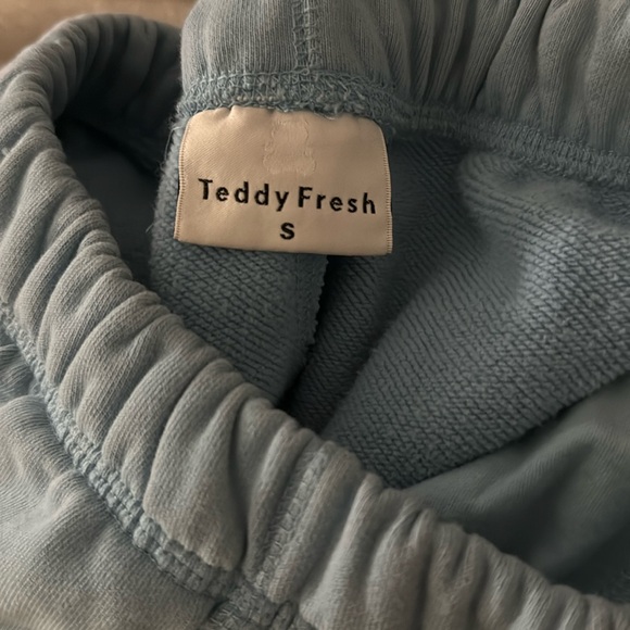 TEDDY FRESH | Light Blue Embroidered Teddy Bear Angels | Women’s Sweatpants (S) - Picture 7 of 7